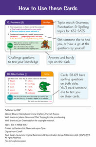 Year 6 SATS Maths & English (SPAG) Revision Question Cards For Ages 10-11 KS2