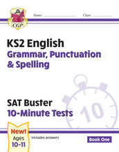 Load image into Gallery viewer, Year 6 Maths &amp; English 10-Minute SATS Buster Test Bundle 1 For Ages 10-11  KS2