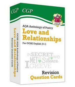 AQA 9-1 English Poetry & Anthology Revision Bundle Flashcards For GCSE KS4