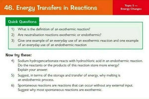 AQA GCSE 9-1 All 3 Separate Science Revision Cards KS4