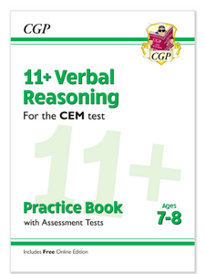 11+ CEM Test Practice 3 Workbook Bundle for Year 3 Ages 7-8 KS2
