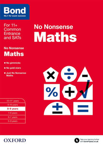 Year 4 Bond Maths & English No Nonsense Book Bundle KS2 Primary Ages 8 to 9