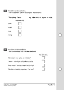 Year 2 English SATs Practice Paper Bundle KS1 Pack 1 & 2 for ages 6 to 7