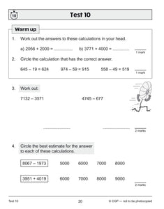 Year 4 Maths 10-Minute Tests Bundle For Ages 8-9 KS2