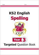 Load image into Gallery viewer, Year 3 English Targeted Question Book for age 7-8 : Spelling, Punctuation &amp; Grammar KS2