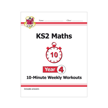 Load image into Gallery viewer, Year 4 Maths and English Home Learning Workbook Bundle for 8 to 9 year olds KS2