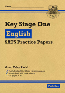Year 2 English SATs Practice Paper Bundle KS1 Pack 1 & 2 for ages 6 to 7