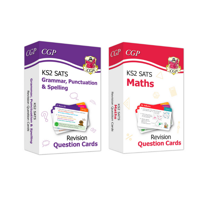 Year 6 SATS Maths & English (SPAG) Revision Question Cards For Ages 10-11 KS2