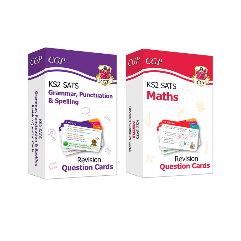 Year 6 SATS Maths & English (SPAG) Revision Question Cards For Ages 10-11 KS2