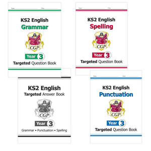 Year 3 English Targeted Question Book for age 7-8 : Spelling, Punctuation & Grammar KS2