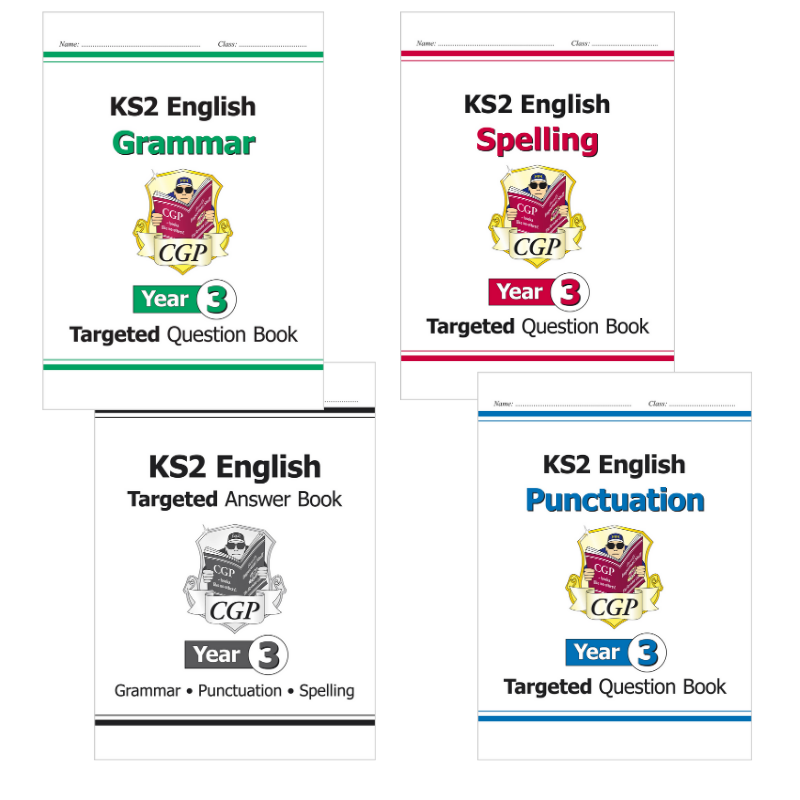 Year 3 English Targeted Question Book for age 7-8 : Spelling, Punctuation & Grammar KS2