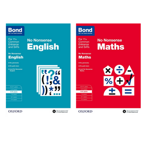 Year 4 Bond Maths & English No Nonsense Book Bundle KS2 Primary Ages 8 to 9