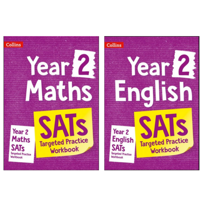 Year 2 Maths & English SATs Practice Workbook For Ages 6-7 KS1